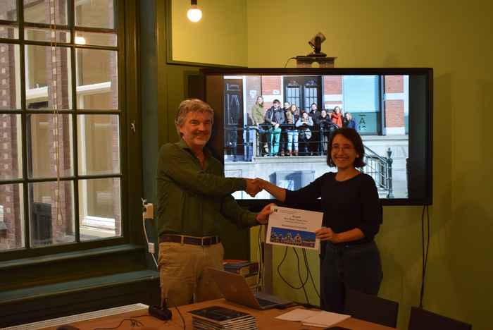 Sofia Orellana wins prize for thesis
